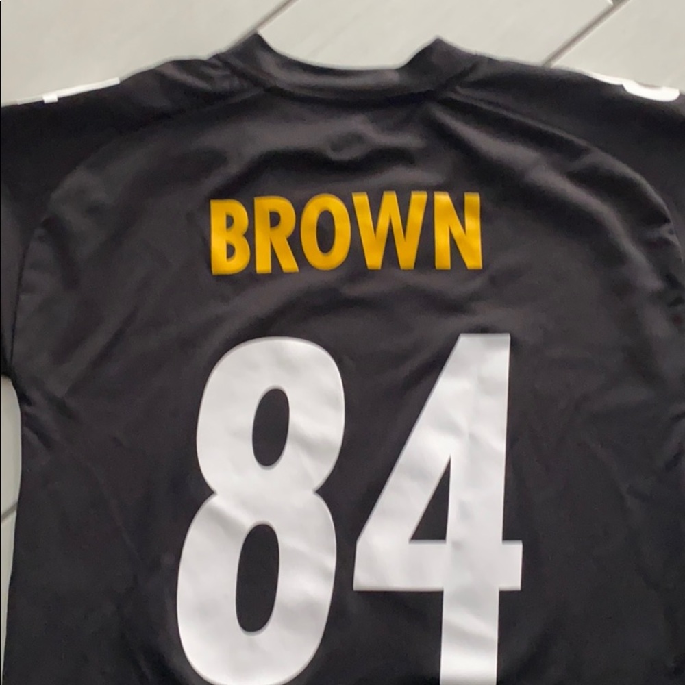 Boys NFL jersey # 84 Brown Pittsburg Steelers - Picture 4 of 4